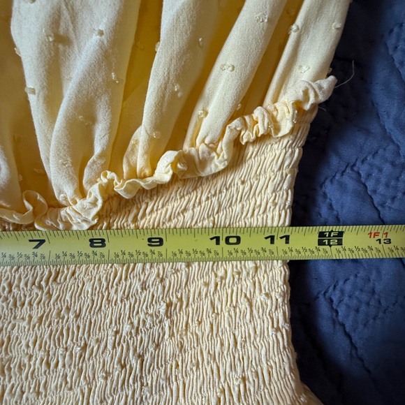 ✨ Forever 21 Swiss Dot Flowy Spring Summer Romper Size L - Picture 6 of 7